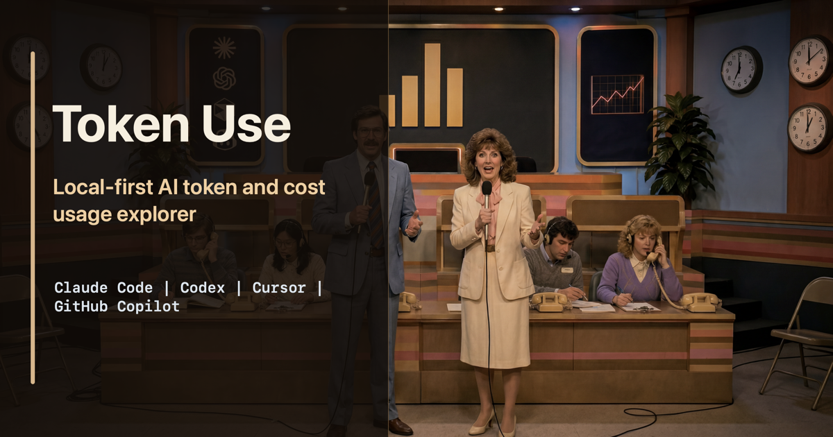 Token Use - AI Token Usage & Cost Tracker for Coding Tools